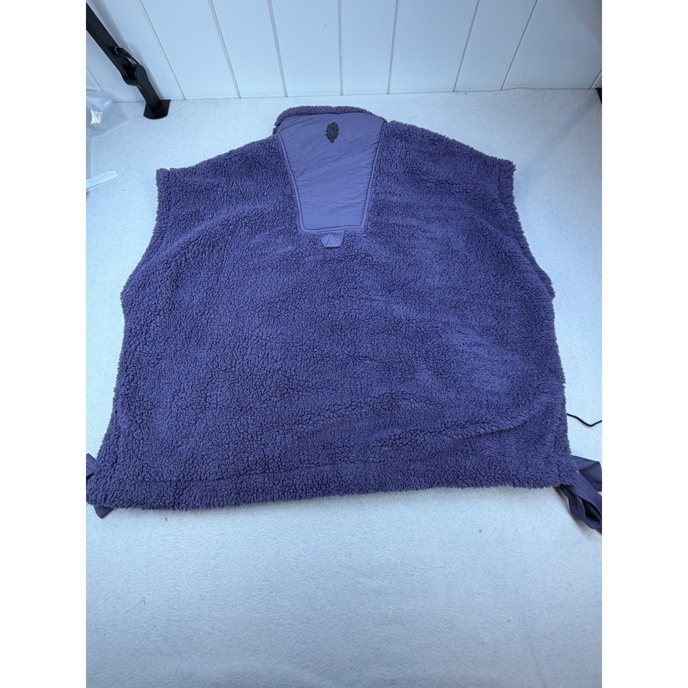Free People Movement Women's Scout It Out Fleece Vest Purple Size Large NEW NWT - Picture 3 of 9